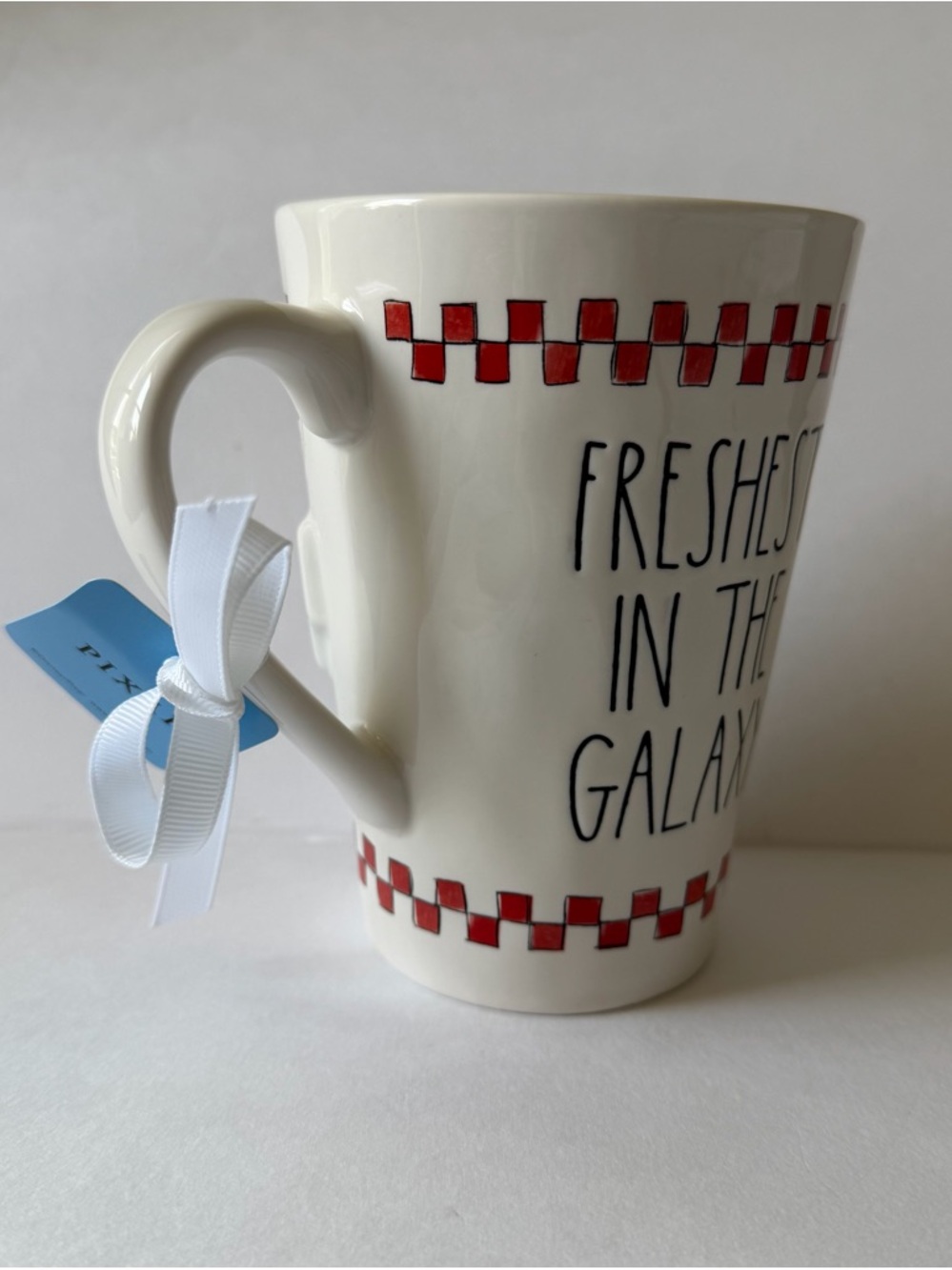 Rae Dunn Disney Pixar Toy Story Pizza Planet "Freshest In The Galaxy" Mug NWT - Picture 7 of 15